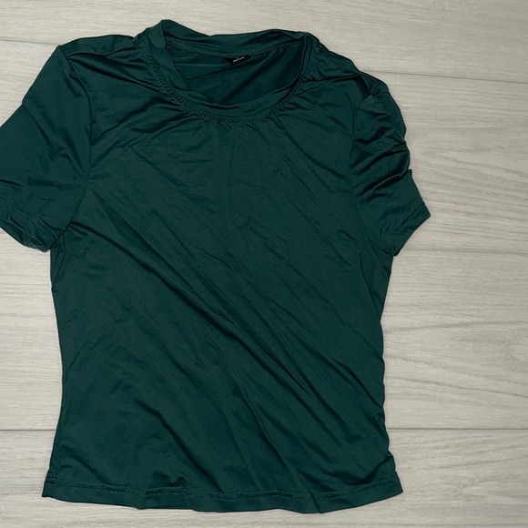 Fitted Top - Dark Green - Picture 1 of 2